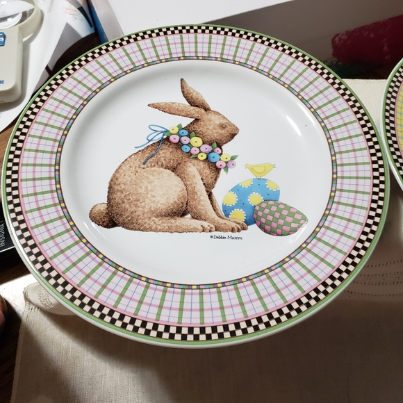 1998 New Vintage Debbie Mumm "Spring Is In the Air" 4 plates in this package - Picture 3 of 10